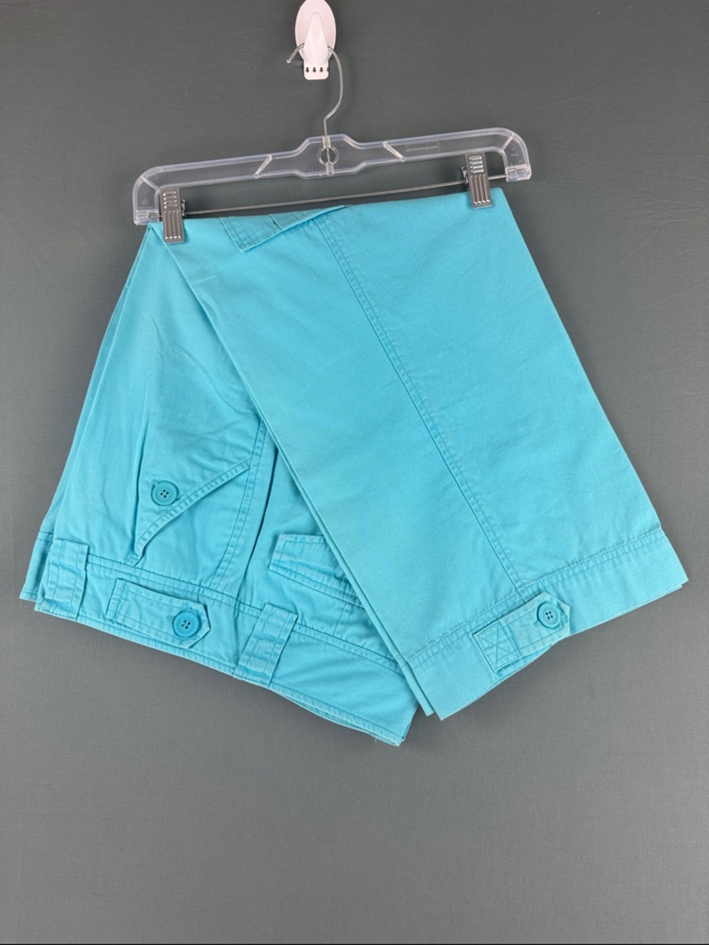 New York & Company Women’s Teal Cargo Capris - Lightweight Summer Style